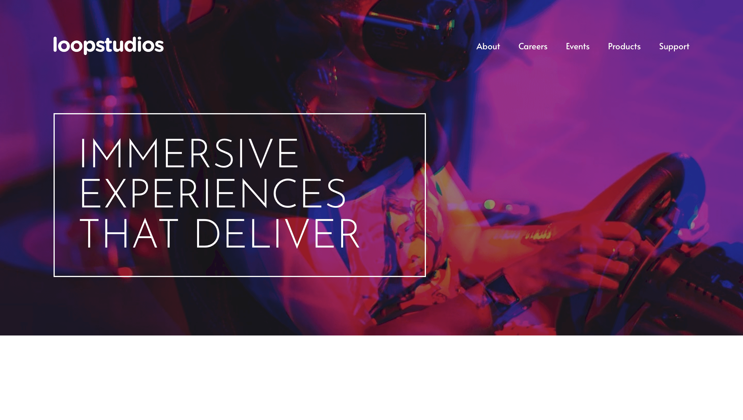 Loopstudio Landing Page